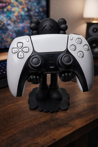 Kaws Style Phone Controller Holder – Customizable Street Art Desk Display