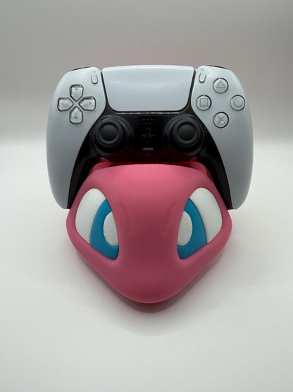 Pokemon Inspired Mew PS5 Controller Holder | Gaming Desk Decor | Anime Style Controller Stand | Gamer Gift Setup