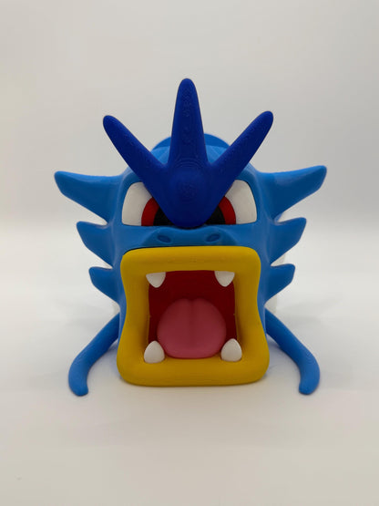 Pokemon Inspired Gyarados Controller Holder | 3D Printed Gaming Desk Display | PS5 & Xbox Controller Stand | Anime Gamer Gift