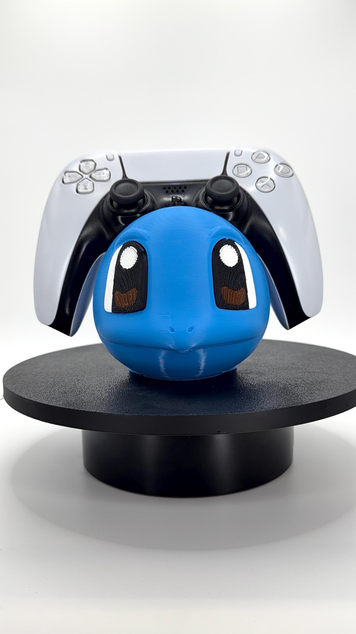 Pokemon Inspired Squirtle Controller Holder | 3D Printed Gaming Desk Stand | PS5 & Xbox Controller Display | Gamer Gift