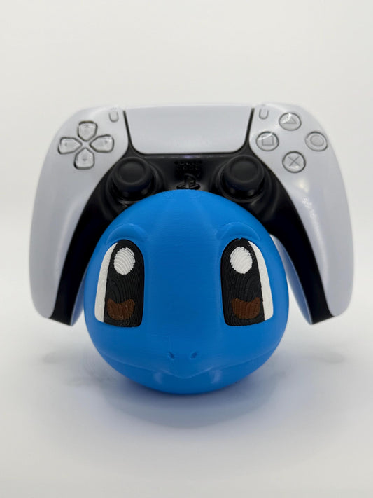 Pokemon Inspired Squirtle Controller Holder | 3D Printed Gaming Desk Stand | PS5 & Xbox Controller Display | Gamer Gift