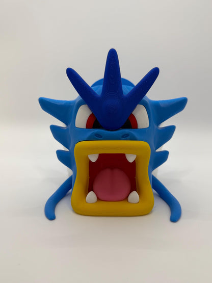 Pokemon Inspired Gyarados Controller Holder | 3D Printed Gaming Desk Display | PS5 & Xbox Controller Stand | Anime Gamer Gift